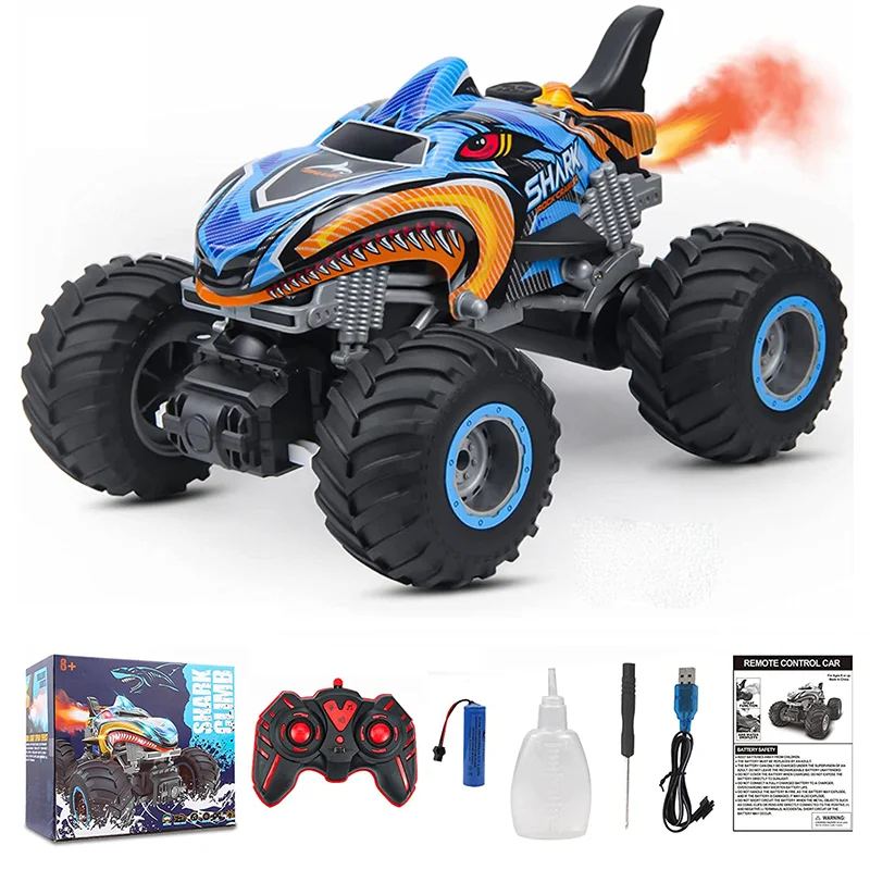 Bestuurbare Haai Monster Truck l RC l Speelgoed voor Kinderen vanaf 6 Jaar