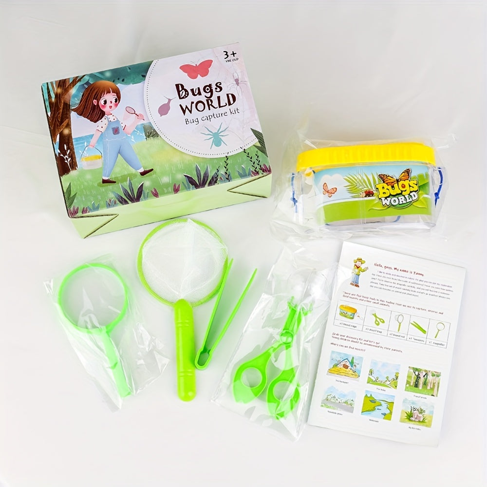 5-delige Kids Outdoor Avonturen Camping & Insectenvanger Kit | Educatief Natuur Verkenningsspeelgoed voor Jongens & Meisjes