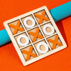 Tic-tac-toe Negen-Vaks Houten XO Welgevormd Spel | Ouder-kind Interactie | Kinderpuzzel Bouwblokken Ontwikkelingsspeelgoed