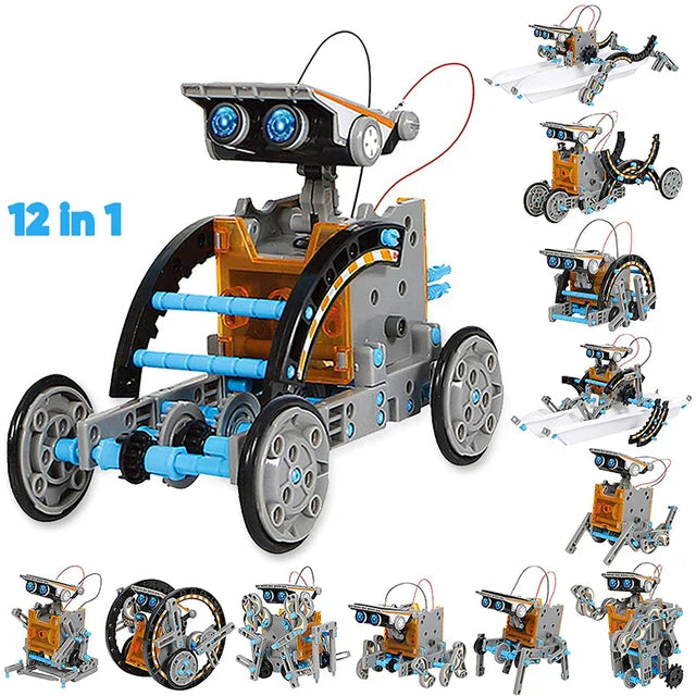 12 in 1 Experiment Solar Robots Technologische Gadgets Kit voor kinderen l Educatief Speelgoed 4+ Jaar