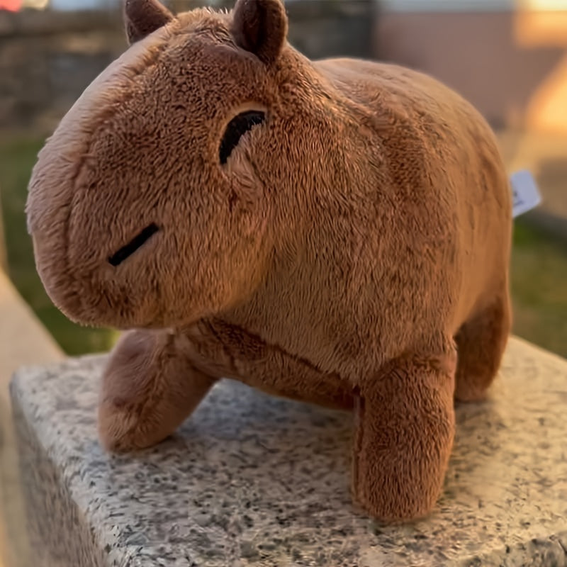 8.8 Inch/22CM Capybara Pluche Dier | Lifelike Pluche Speelgoed voor Jongens en Meisjes | Cadeau voor Verjaardag, Halloween & Kerst