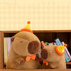 Knuffelige Capybara Pluche Dier | Comfortabel Polyester, Khaki/Mengkleuren, Ideaal voor Kinderen en Verzamelaars