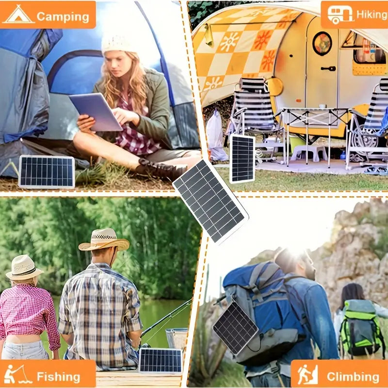 Solar Power Bank l Opladen met de Zon l Oplader voor Reizen, Kamperen en Buiten l Volwassenen en Kinderen