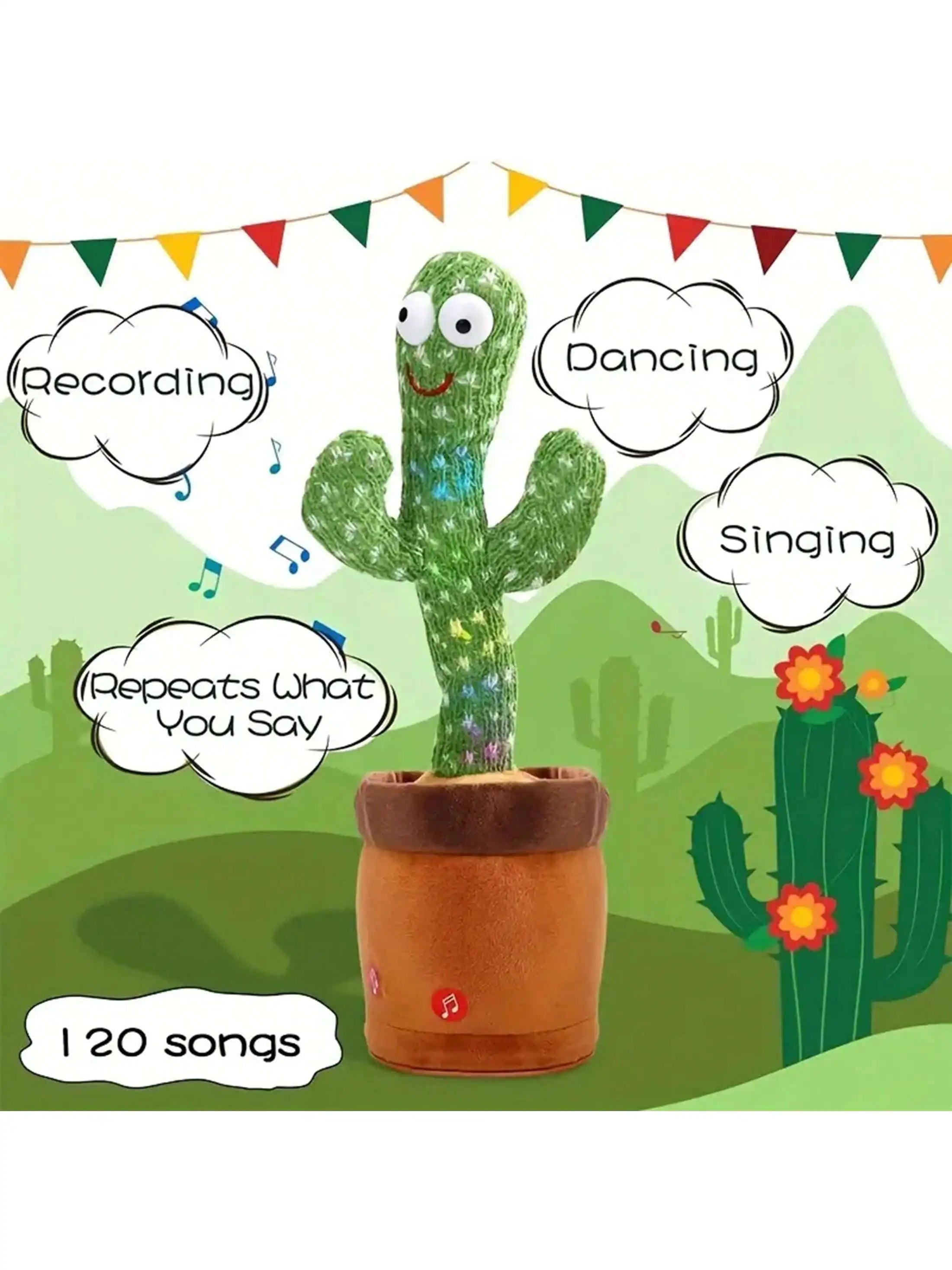 Dansende Cactusspeelgoed Voor Babyjongens En-Meisjes