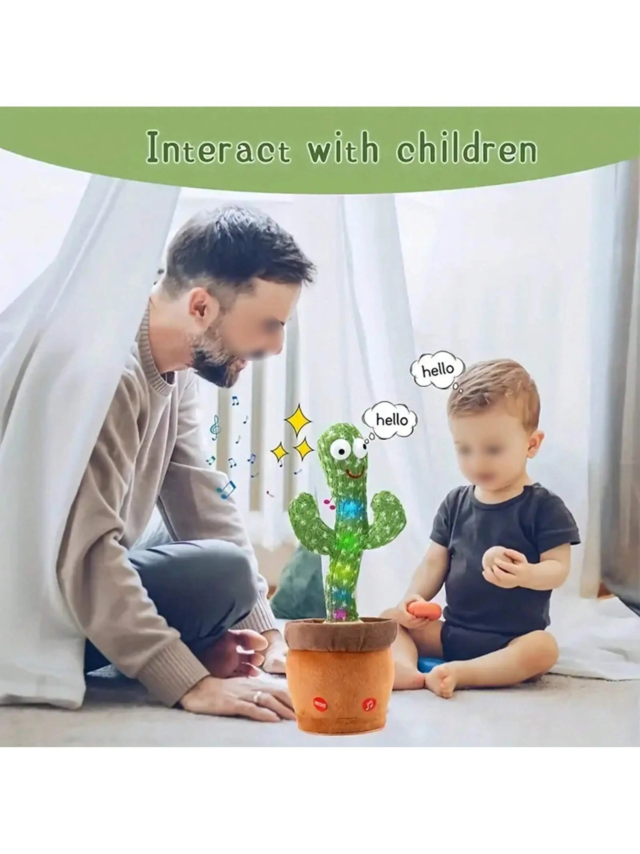 Dansende Cactusspeelgoed Voor Babyjongens En-Meisjes