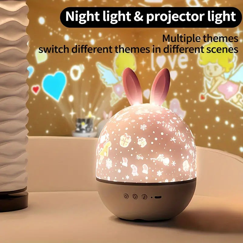 Baby Sterren Projector Konijn l Nachtlampje voor kinderen l Galaxy l