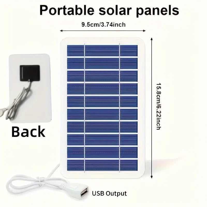 Solar Power Bank l Opladen met de Zon l Oplader voor Reizen, Kamperen en Buiten l Volwassenen en Kinderen