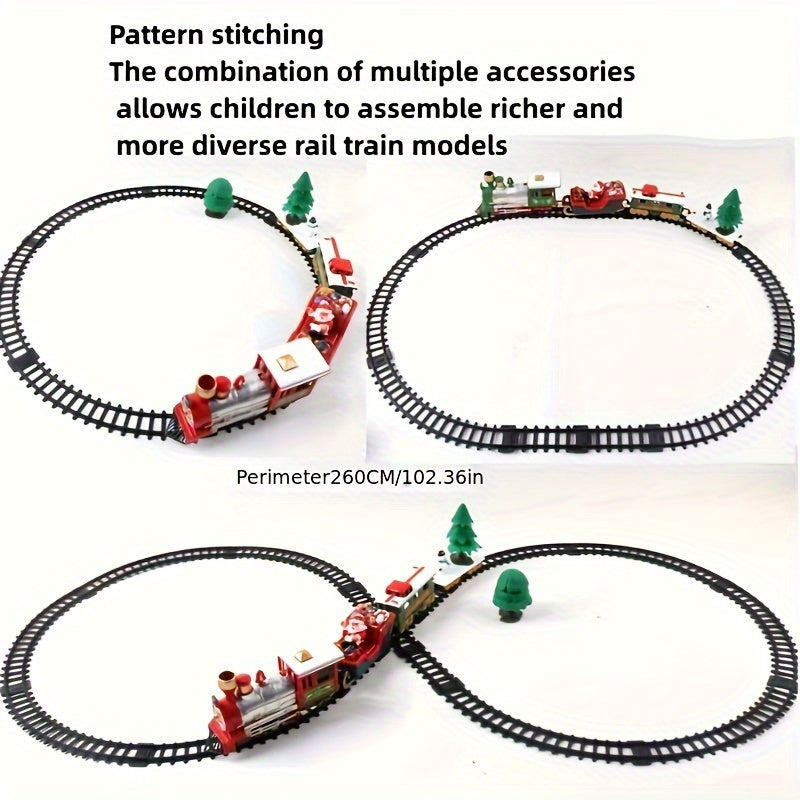 Deluxe Elektrische Kersttrein Speelgoed Set - Leuk & Educatief Model met Rails | Perfect Kerst- & Feestdagen Cadeau