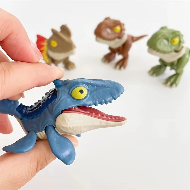 Bijtende Vinger Simulatie Dinosaurus Speelgoed | Jurassic Fun Pop Speelgoed Ornament Model Met Bewegende Gewrichten Cadeau