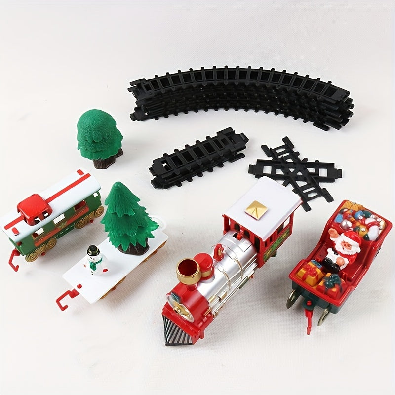 Deluxe Elektrische Kersttrein Speelgoed Set - Leuk & Educatief Model met Rails | Perfect Kerst- & Feestdagen Cadeau