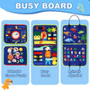 25-in-1 Educatieve Busy Board | Motorische Ontwikkeling & Sensorisch Speelgoed voor Peuters | Perfect Reisspeelgoed & Cadeau!