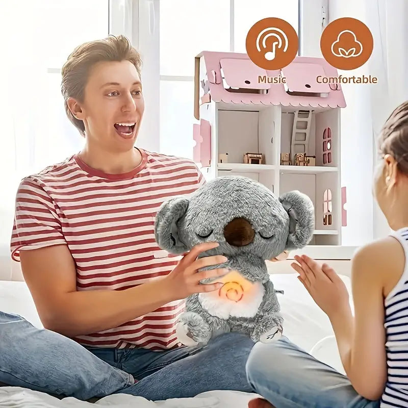 Koala Knuffeldier l Angst en Stress vermindering Knuffel - Baby 0, 3, 6, 8, 12 Maanden