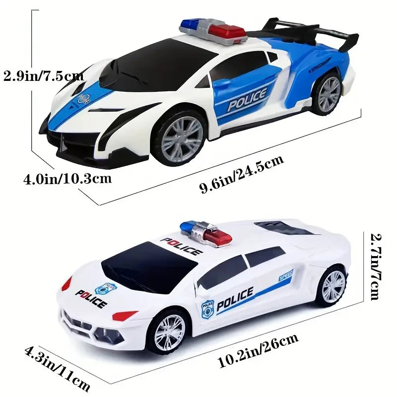 CarToys l Politieauto speelgoed l 360°  roterend Licht & Automatische Deuren