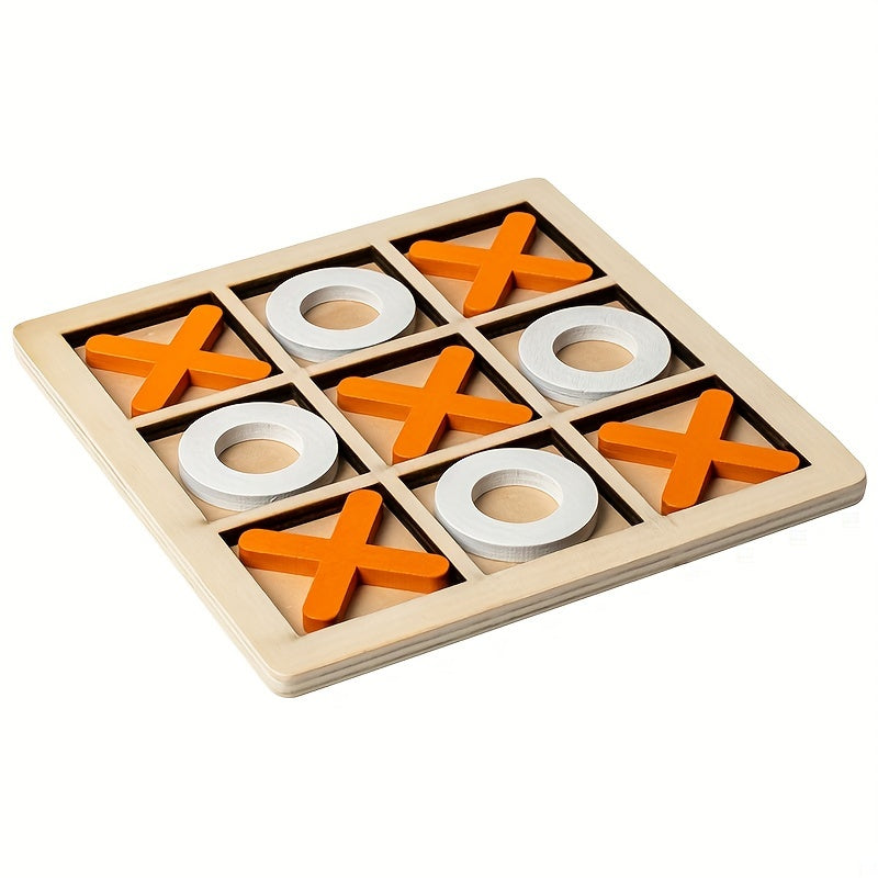 Tic-tac-toe Negen-Vaks Houten XO Welgevormd Spel | Ouder-kind Interactie | Kinderpuzzel Bouwblokken Ontwikkelingsspeelgoed