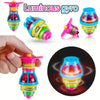 Glinsterende UFO Spinning Tops | Duurzame Gyroscopische Actie LED-verlichting voor kinderen