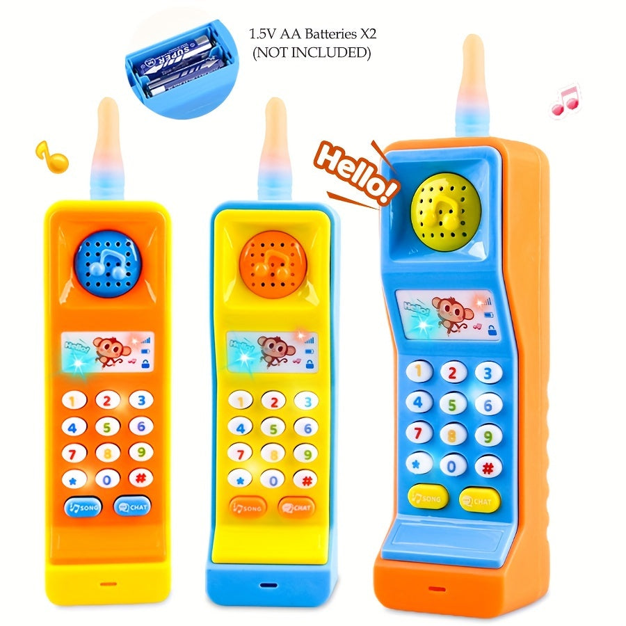 Interactief Speelgoed Smartphone voor Kinderen - Multifunctioneel met Licht & Muziek | Perfect Kerstcadeau voor Jongens & Meisjes