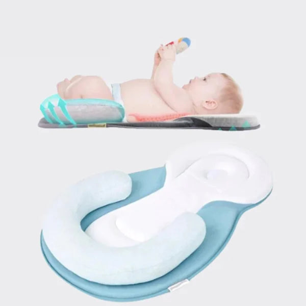 SleepBaby+ l Draagbaar Baby bed l Anti-Vlakke Hoofd