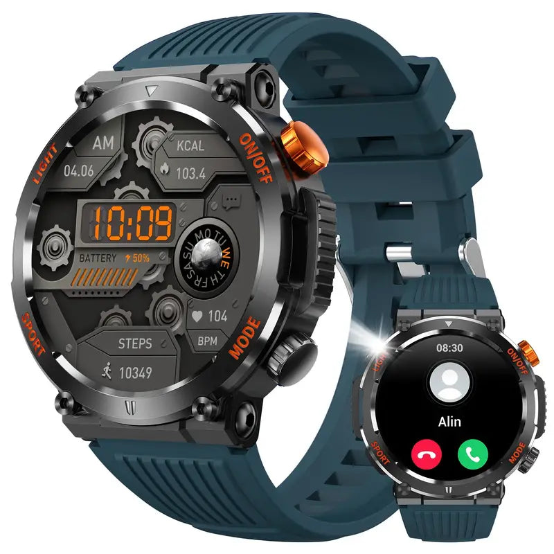 Smartwatch X4 Voor Mannen l Sporten, Bellen, Fitness Tracker l Android & iPhone