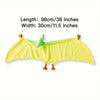 Schouder Pterosaurus Pluche Cape - Schattig Dinosaurus Speelgoed, Zacht Knuffeldier voor Verjaardag, Cosplay & Kamerdecoratie, Perfect voor Halloween & Kerstmis Cadeau