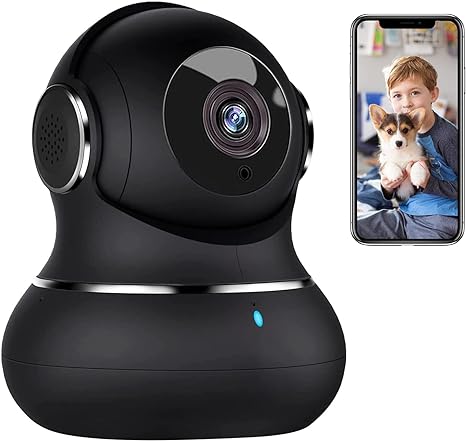 Binnen Beveiligings Camera, 360° Camera's voor Binnenhuisbeveiliging met Bewegingsdetectie l Dieren & Baby's