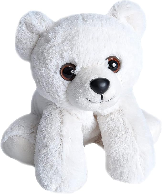 Wilde IJsbeer Knuffeldier 18cm l Anti Stress Knuffel voor Kinderen