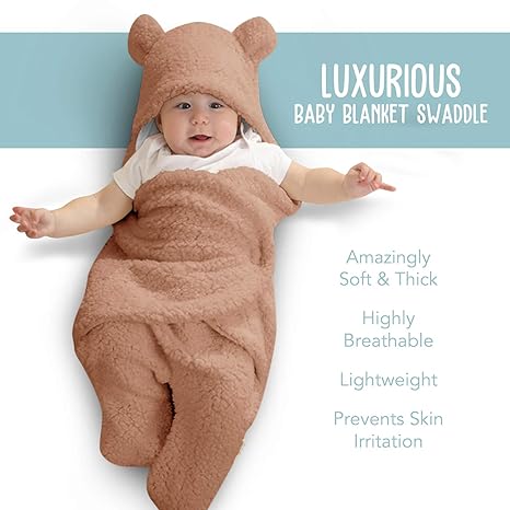 BabyBear Zwemdoekje | Ultrazacht Pluche Essentieel voor Baby's 0-6 Maanden