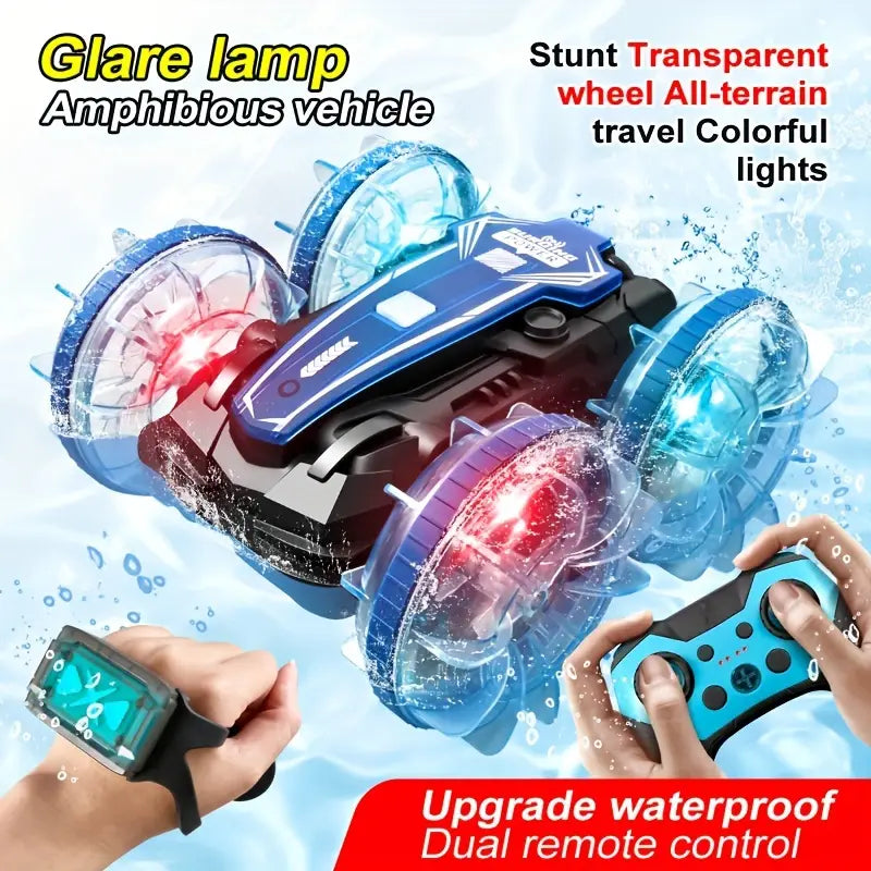 RC Bestuurbare Off Road Auto met Kleuren l Waterdicht Stunt Auto & 360 Graden Rotatie