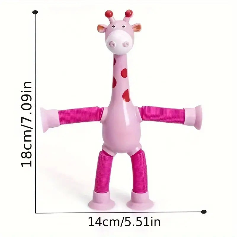 Zuignap Speelgoed Giraffe l Voor Stressverlichting en Sensorisch voor Kinderen