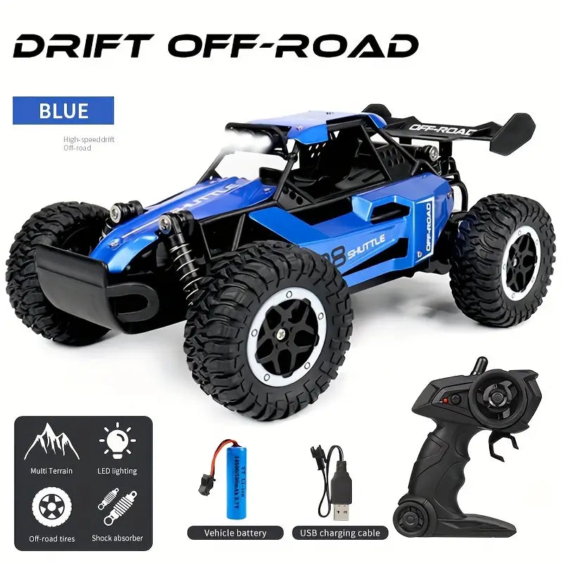 Monster Truck Zwart V7 2.4G l Afstand Bestuurbare Auto 20 KM/H