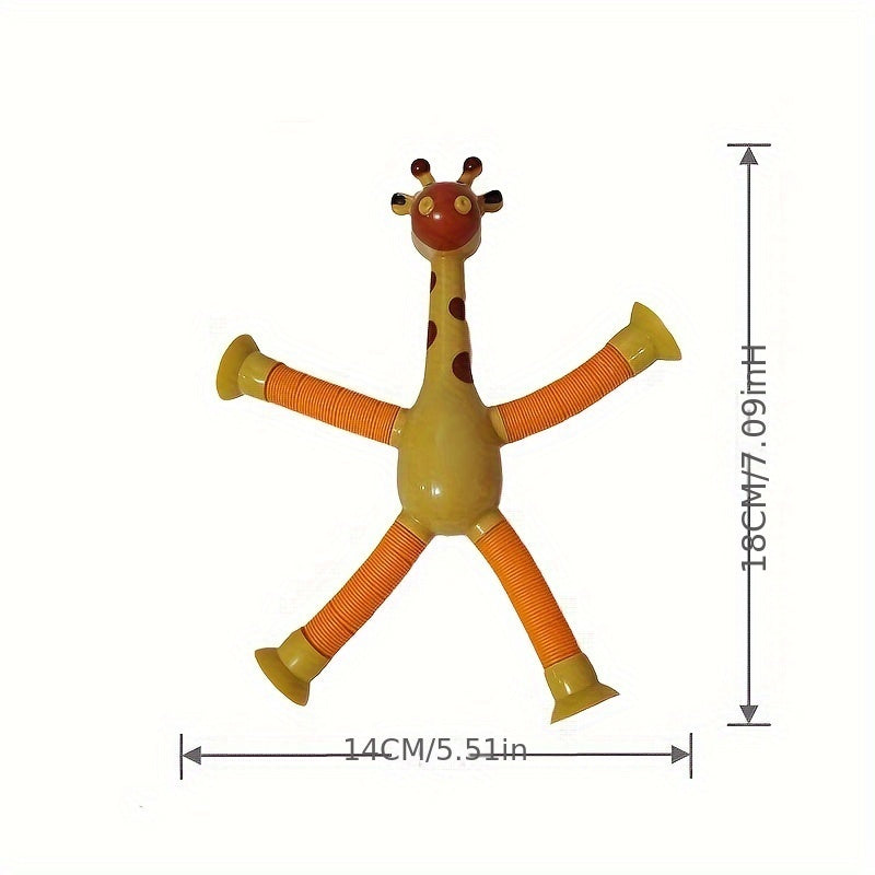 Cartoon Zuignap Giraffe Speelgoed | Educatief & Stressverlagend | Perfect Cadeau voor Kerst, Thanksgiving & Nieuwjaar!