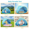 Baby Strandtent V2 l Pop Up Tent Luifel Zon Schuilplaats voor Baby's