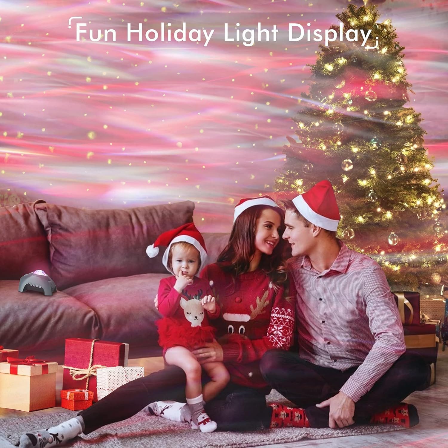 Sterren- & Galaxy Projector met Bluetooth Speaker, White Noise & Timer - LED Aurora Nachtlamp voor Slaapkamer | Perfect Kerst- & Verjaardagscadeau voor Kinderen & Volwassenen