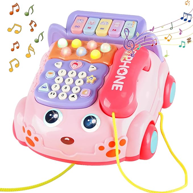 Telefoon Speelgoed Baby met Piano Muziek Licht l Educatief Speelgoed 2, 3, 4, 5+ Jaar