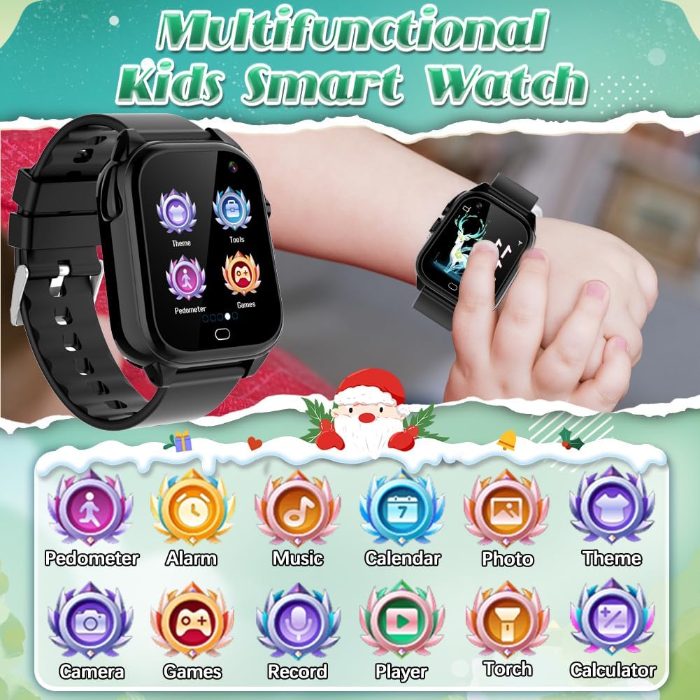 iWatch l Smartwatch voor Kinderen l Waterdicht l Jongens & Meisjes