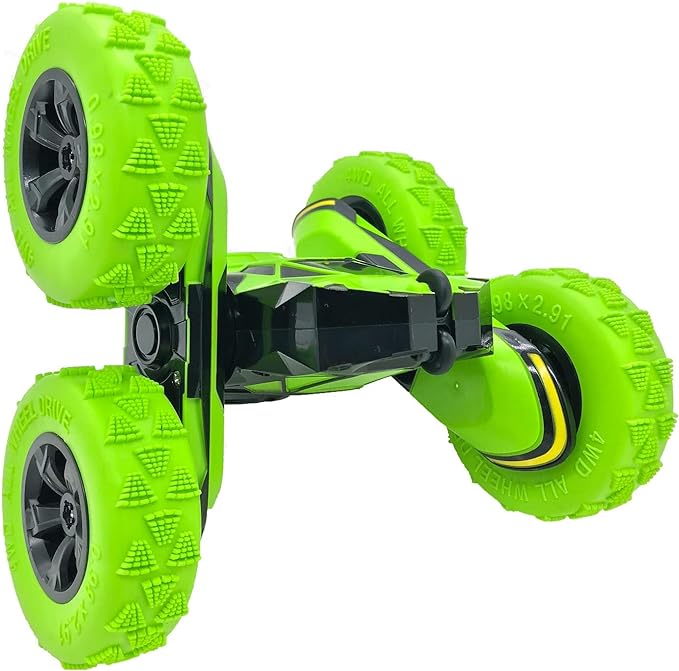 RC Bestuurbare Stunt Auto Groen l Speelgoed Jongens & Meisjes 6+ Jaar