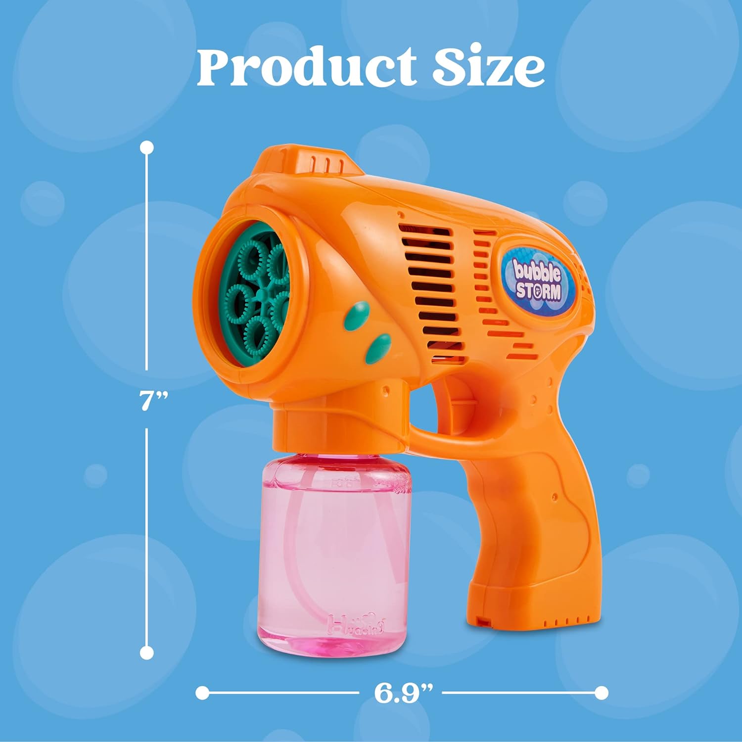 Kinder Bubbelpistool, navuloplossing, Bubbelpistolen Kinderen 4-8, Bubbel Machine Pistool voor Peuters 1-3, Bubbelpistool Blaster Speelgoed Buiten