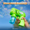 Kinder Bubbelpistool, navuloplossing, Bubbelpistolen Kinderen 4-8, Bubbel Machine Pistool voor Peuters 1-3, Bubbelpistool Blaster Speelgoed Buiten