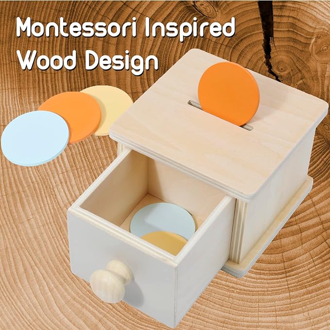 Montessori Mama Muntendoos van Hout l Speelgoed voor 1+ jaar oud