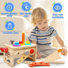 Houten Peuter Gereedschap met Doos, Montessori Educatief Speelgoed Baby Vanaf 6 Maanden