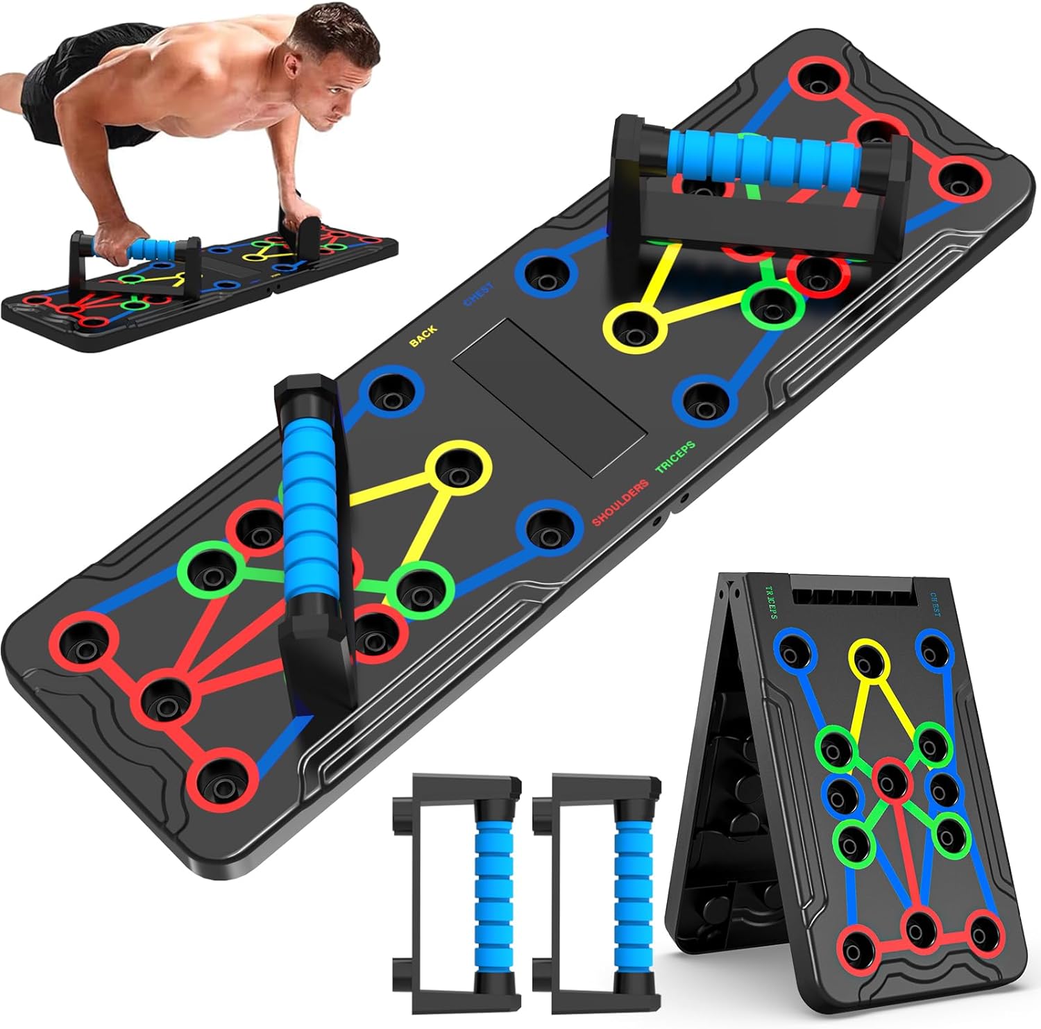 Multifunctioneel Push Up Plank l Fitness Bord voor Spieropbouw