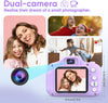 HD Selfiecamera voor Kinderen | Draagbare Digitale Videocamera met 32GB SD-Kaart voor Kinderen van 3-9 Jaar