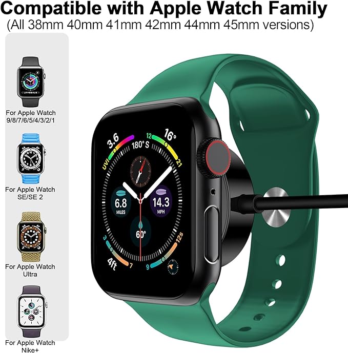 iCharge l Apple Watch Oplader Magnetische Snellaadkabel l Draagbaar & Compatibel met iWatch