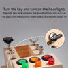 Houten LED Switch Busy Board met Schroevendraaier - Educatief Speelgoed voor Kinderen, Perfect Cadeau