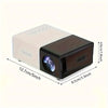 Draagbare HD Projector 1080P LED Film Projector l Buiten, Binnen en Camping