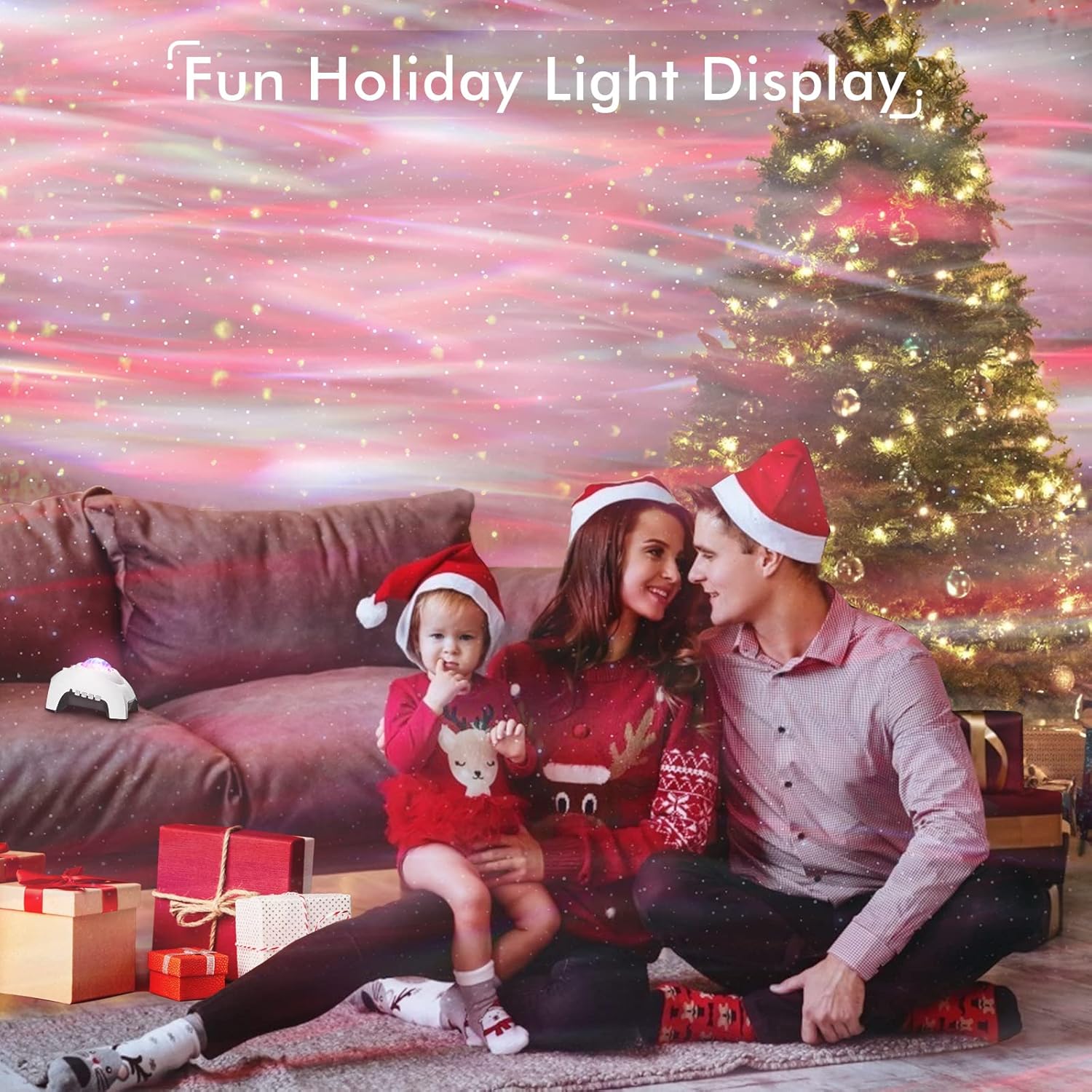 Sterren- & Galaxy Projector met Bluetooth Speaker, White Noise & Timer - LED Aurora Nachtlamp voor Slaapkamer | Perfect Kerst- & Verjaardagscadeau voor Kinderen & Volwassenen