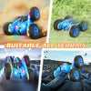 RC STUNTCAR l Bestuurbare Stunt Auto Blauw 2.4G l 360 graden draaien