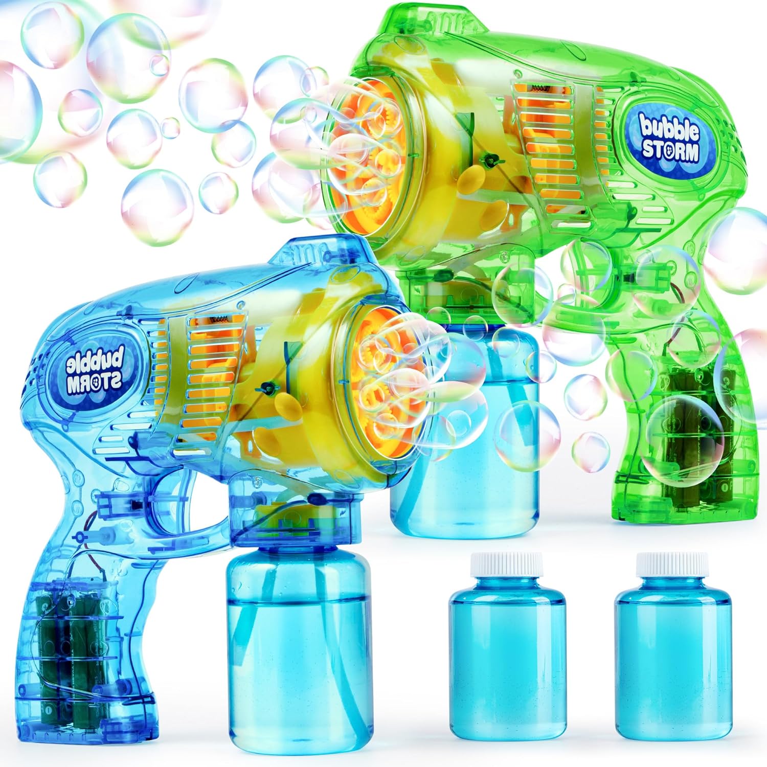 Kinder Bubbelpistool, navuloplossing, Bubbelpistolen Kinderen 4-8, Bubbel Machine Pistool voor Peuters 1-3, Bubbelpistool Blaster Speelgoed Buiten