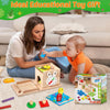 Babyspeelgoed set vanaf 6 maanden l Montessori Vorm Spel, Munt Box, Stapel Spel