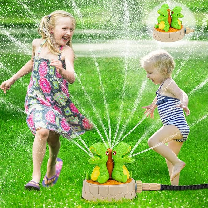 WaterPlay l Sproeier voor Kinderen met Roterende Sproeikoppen voor in de Tuin