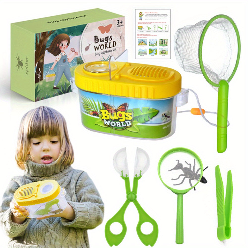 5-delige Kids Outdoor Avonturen Camping & Insectenvanger Kit | Educatief Natuur Verkenningsspeelgoed voor Jongens & Meisjes